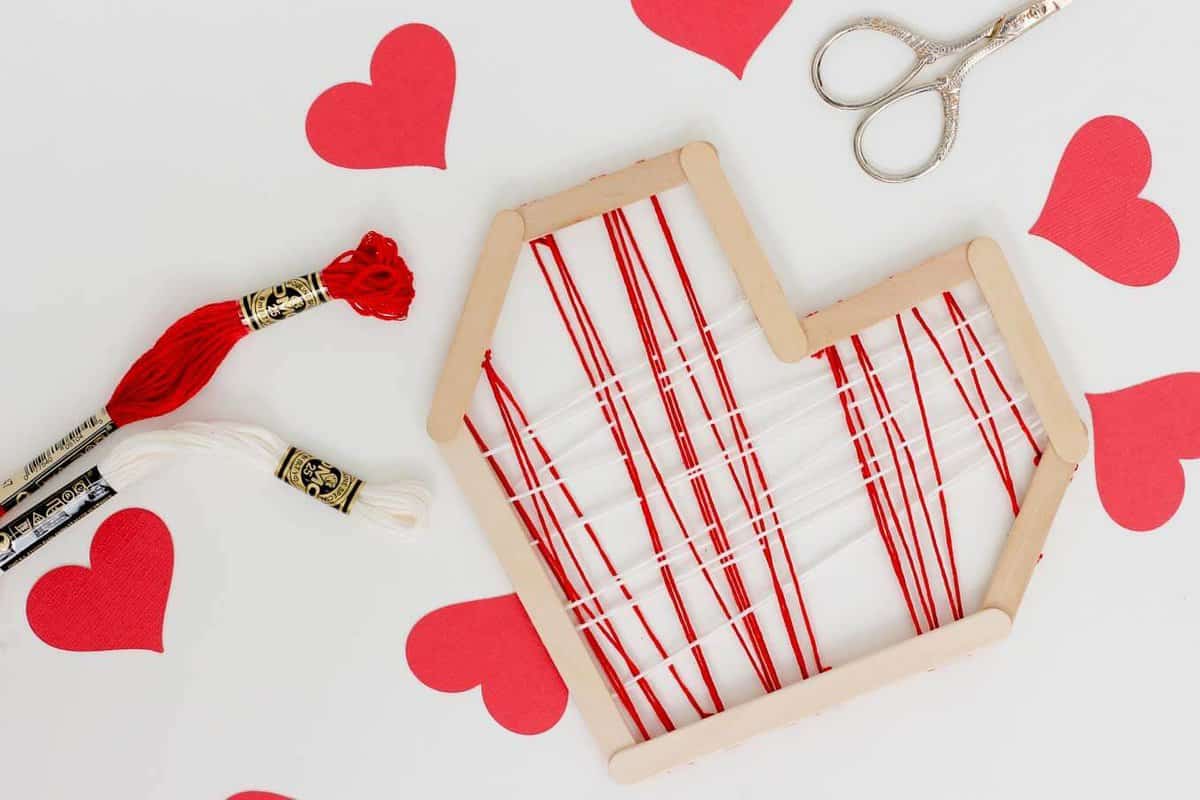 diy valentines from popsicle sticks - make them with kids!