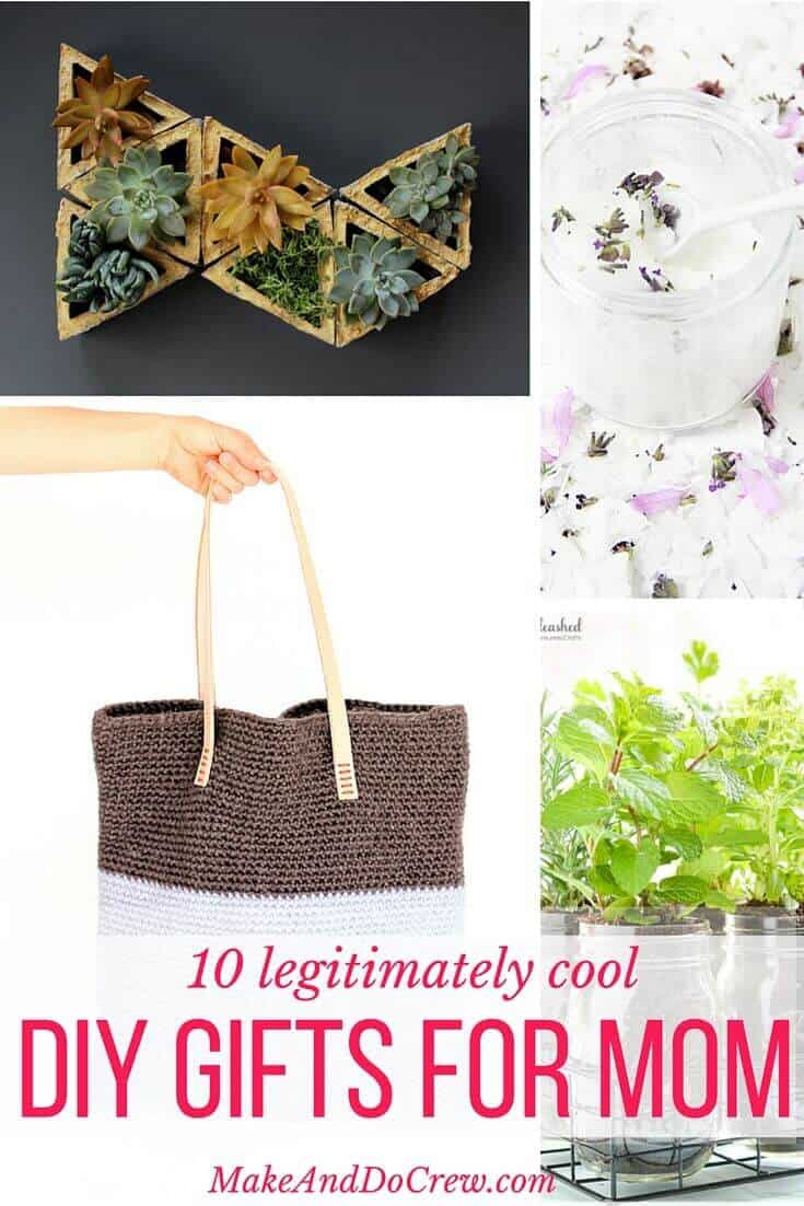 10 Simple and Modern DIY Gift Ideas for Cool Moms