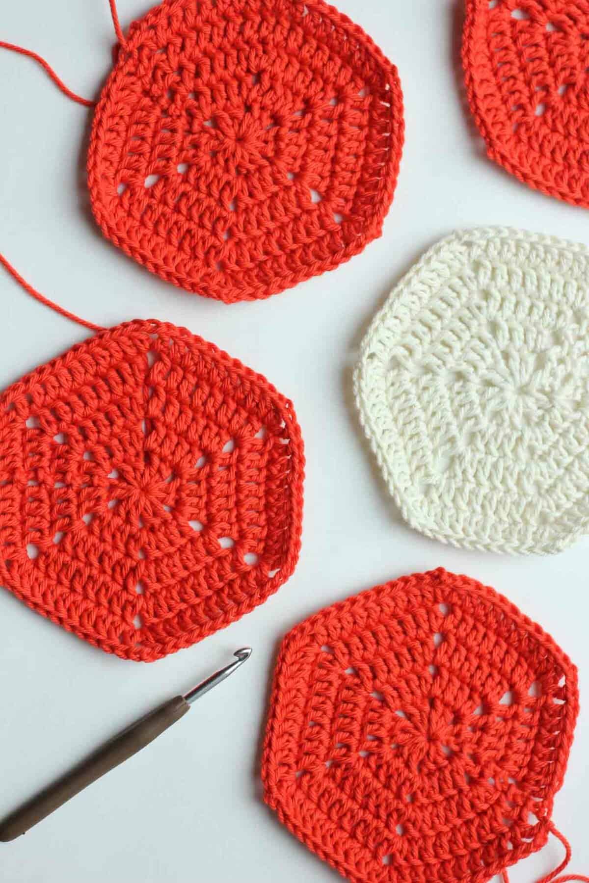 Basic Crochet Hexagon Pattern + Tips And Clear Photos