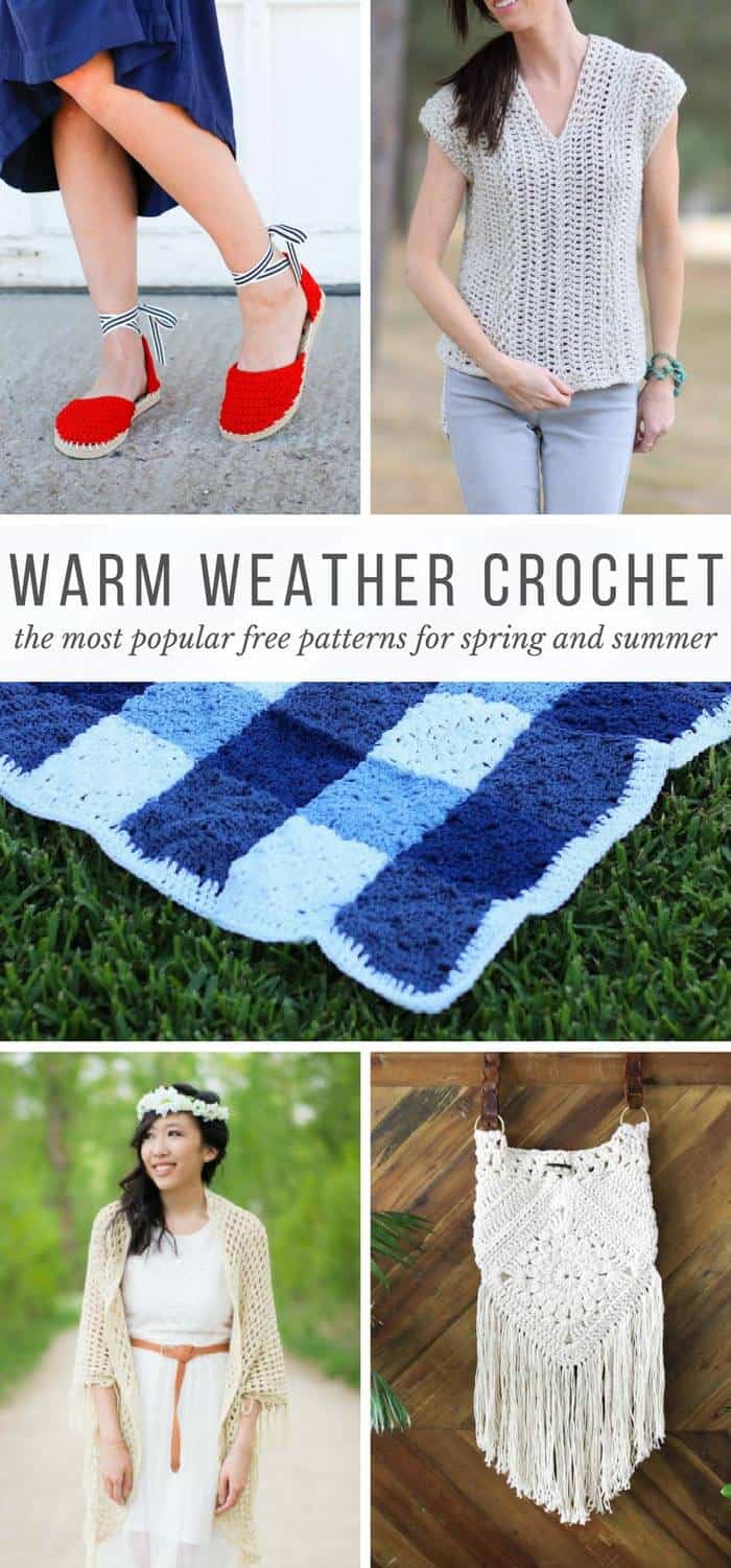 24+ Popular Spring And Summer Crochet Patterns -- All Free Patterns!