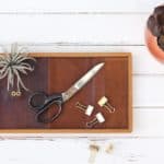 DIY Gift For Him: Man Cave Leather Catchall Tray