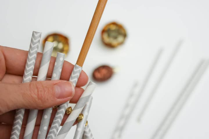Straw Tutorial DIY Christmas Ornament Tutorial Using Paper Straws