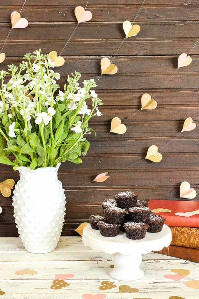 Tissue Paper Heart Garland