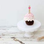 Free Amigurumi Crochet Cupcake Pattern–With Birthday Candle!
