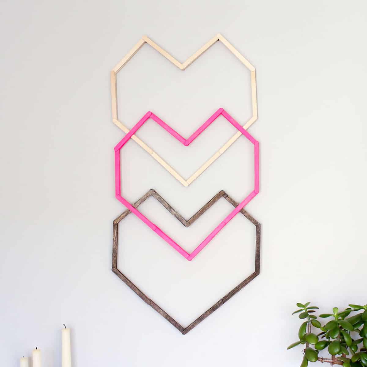 DIY Craft Room Wall Art Idea - Design Improvised