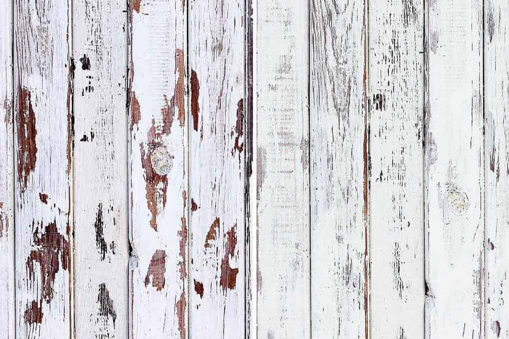 Distressed on sale painted wood