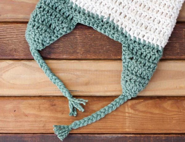 How to add braided straps to a crochet or knit hat. | MakeAndDoCrew.com