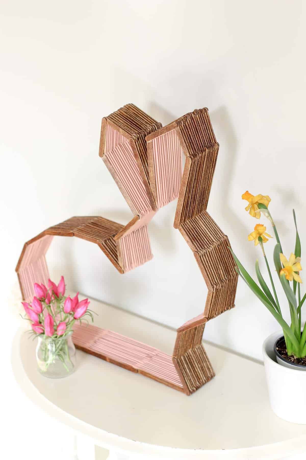 Popsicle Stick Flower Garden Craft