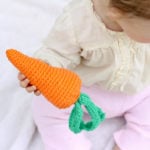 Free Crochet Baby Toy Pattern – a Yummy Carrot!