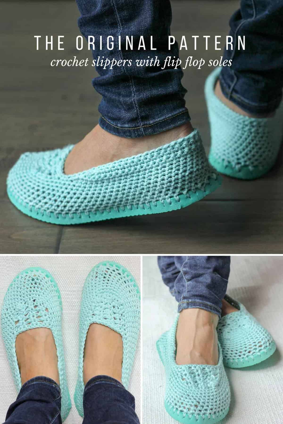 Yay summer! This is the original slipper pattern that kicked off the crocheting on flip flops trend. Get the free pattern from Make and Do Crew. 