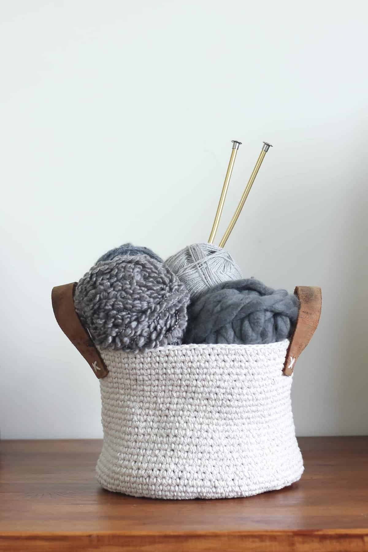 30 Free Crochet Basket Patterns To Contain the Clutter