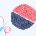 Tutorial: How to Crochet a Half Hexagon