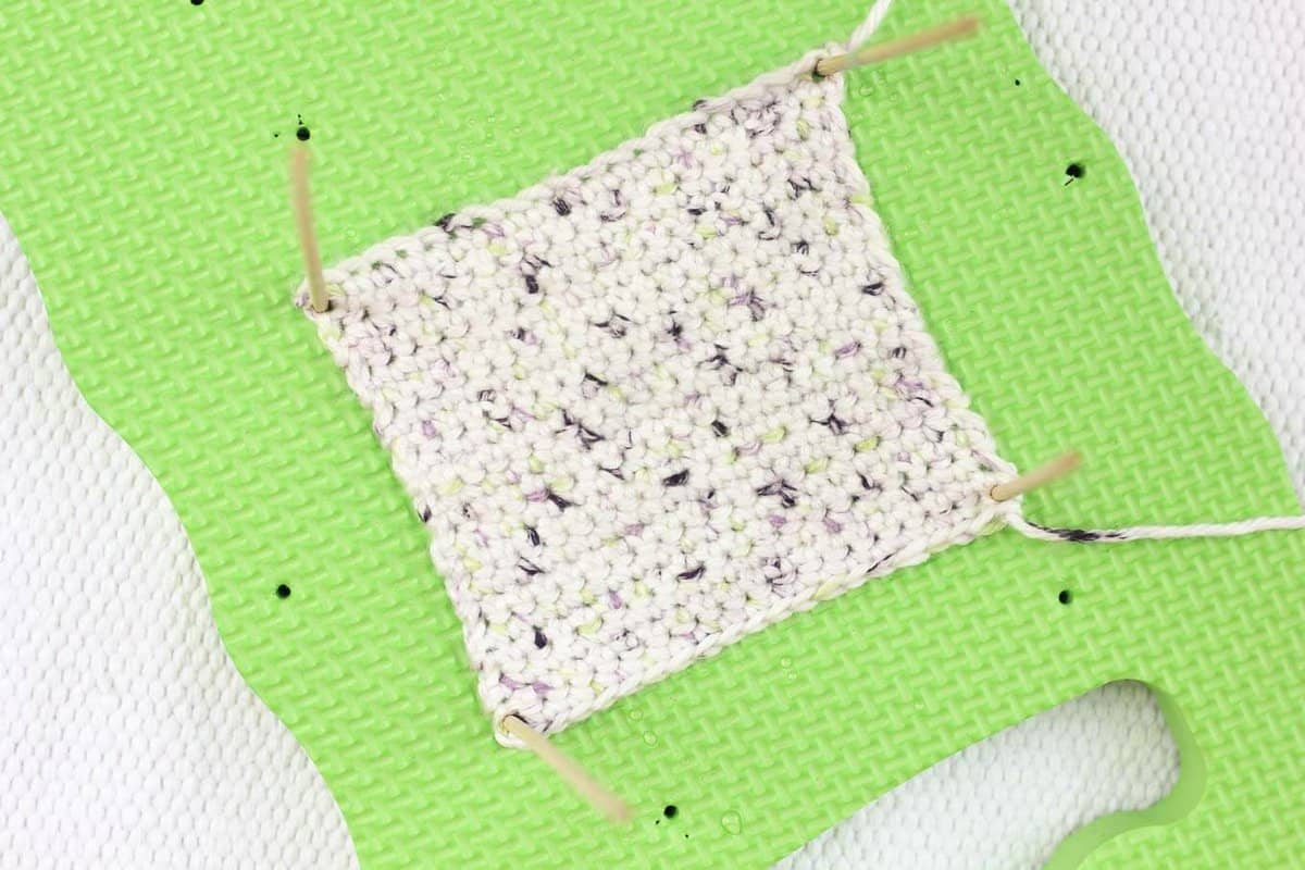 DIY Blocking Board for crochet and knitting. So easy!