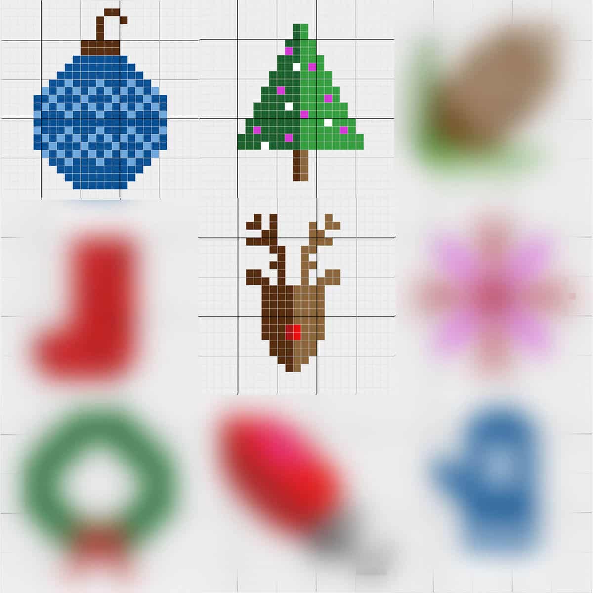 This corner to corner Christmas tree graph is the third of nine free c2c patterns for modern Christmas afghan blocks. Make all the blocks to create a contemporary holiday heirloom or crochet one to make a festive pillow. Click to download all the free graphgan patterns.