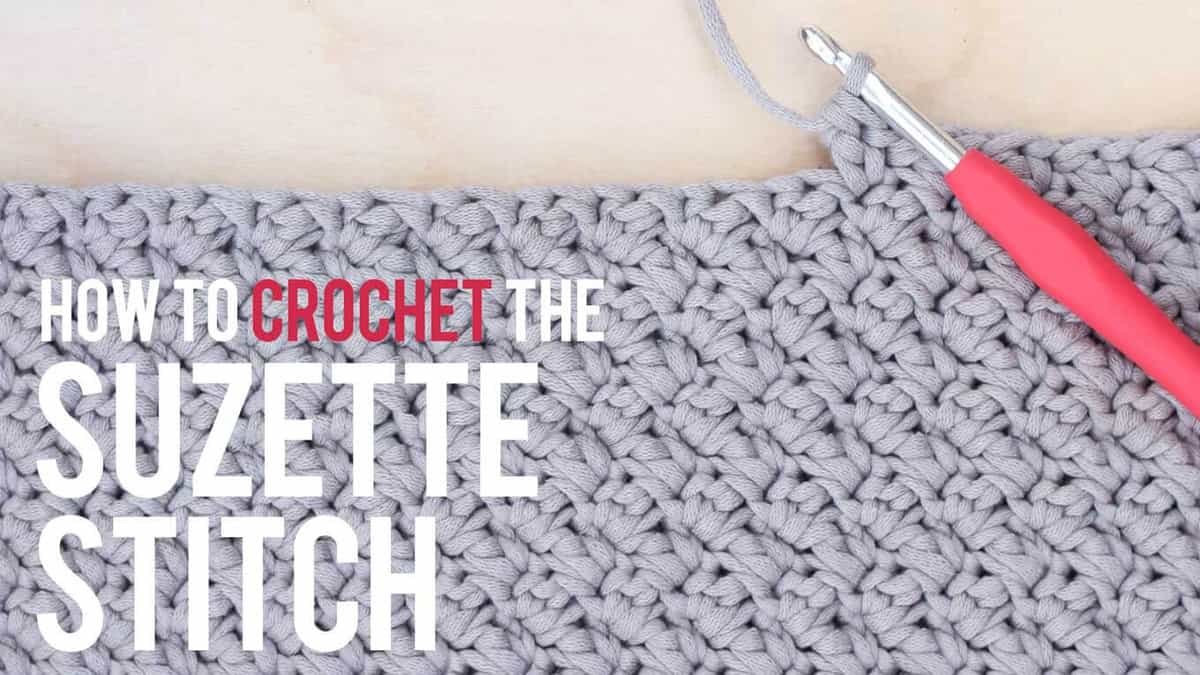How to crochet the Suzette stitch video tutorial