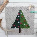 Corner to Corner Crochet Christmas Tree — Free Pattern