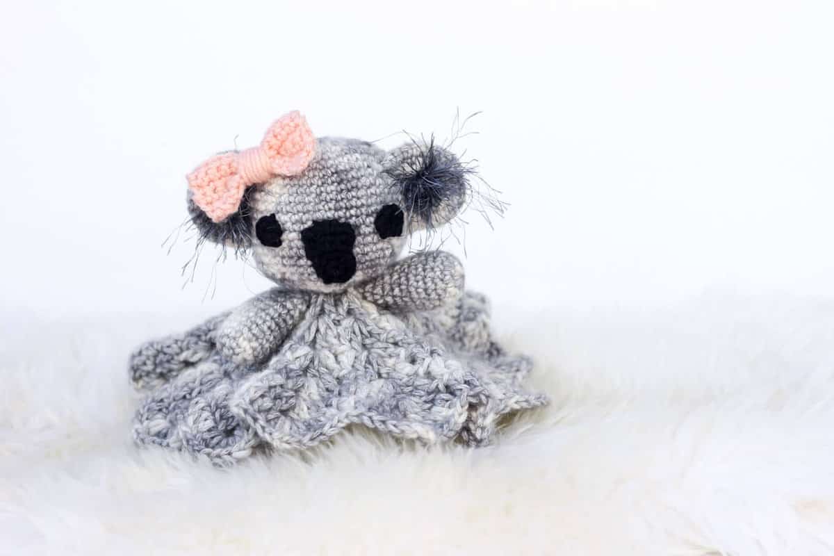 Cuddly Koala - Free Crochet Lovey Pattern