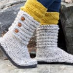 How to Crochet Boots With Flip Flops – Free Pattern + Video