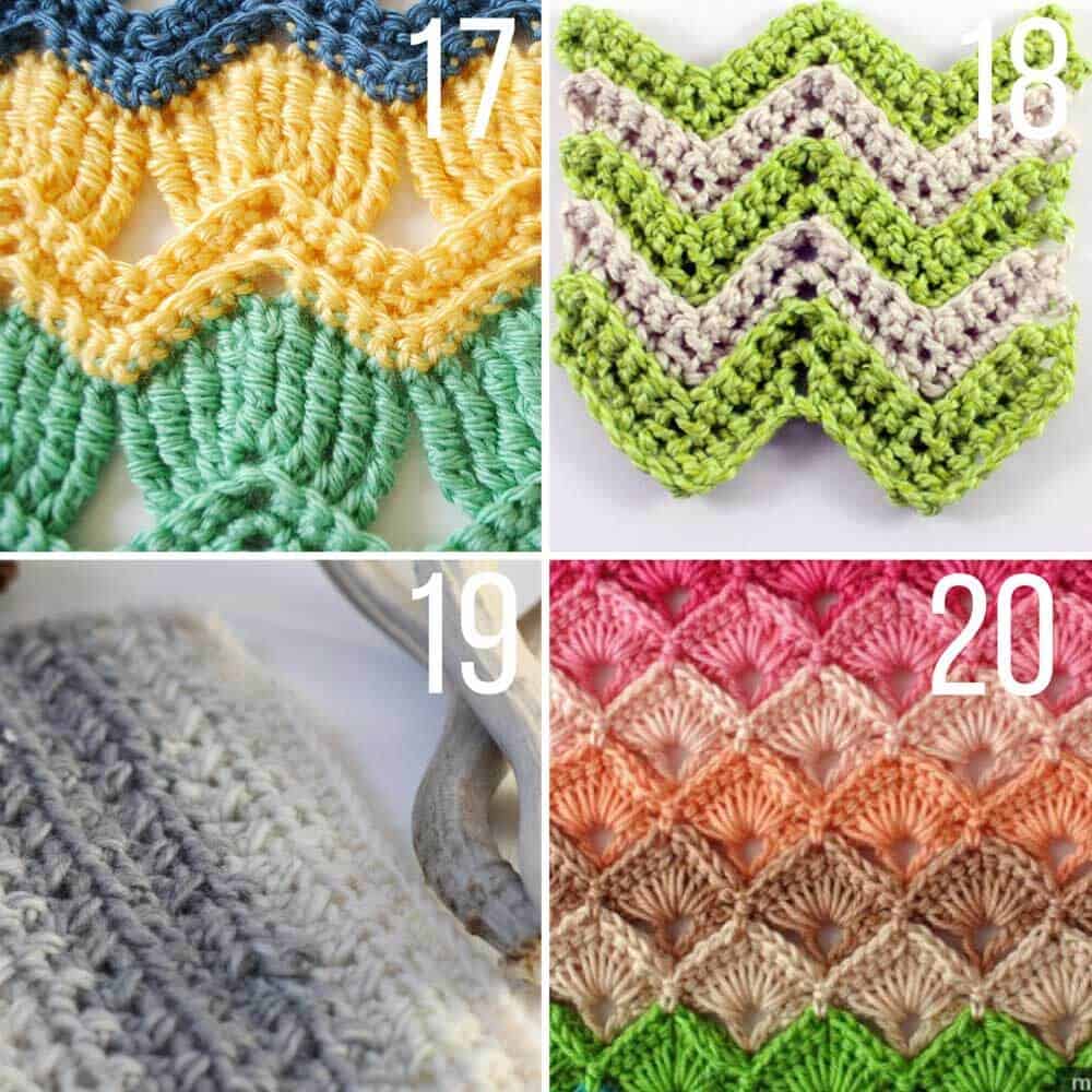 beginner crochet stitches for blankets