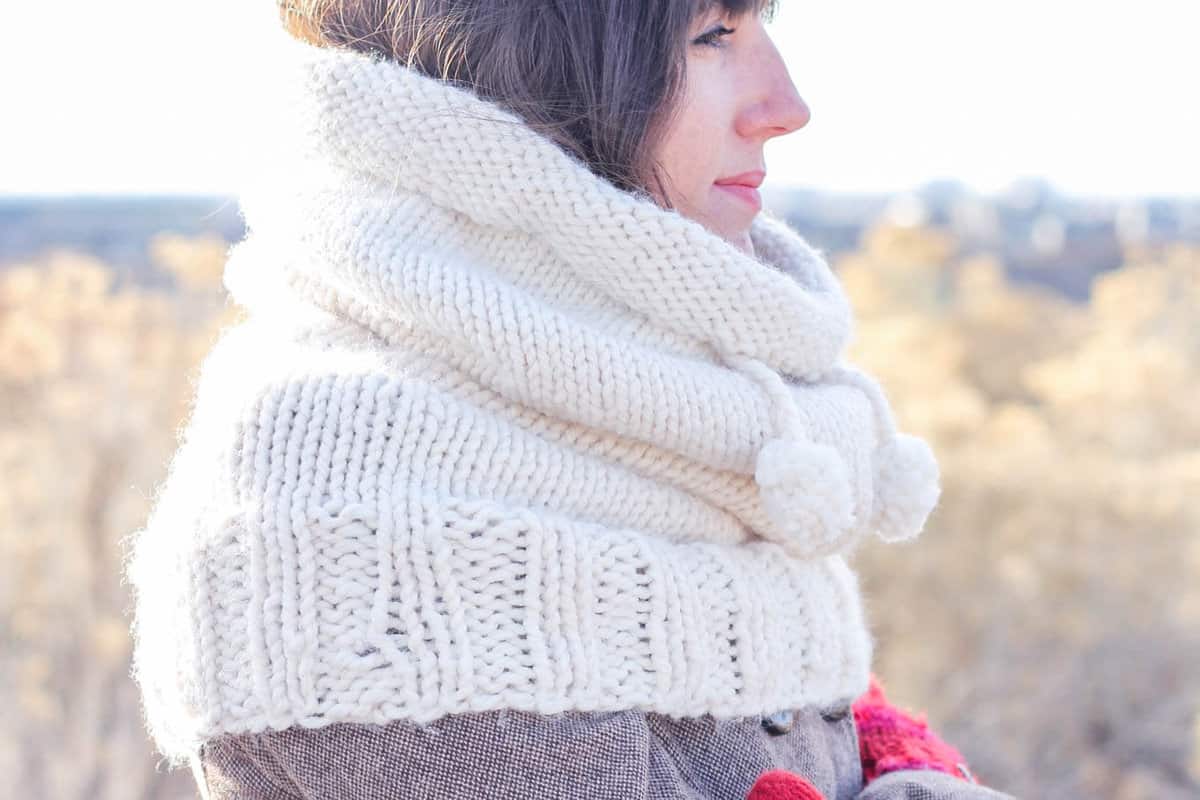 The Huggle Hooded Cowl - Free Knitting Pattern » Make & Do Crew