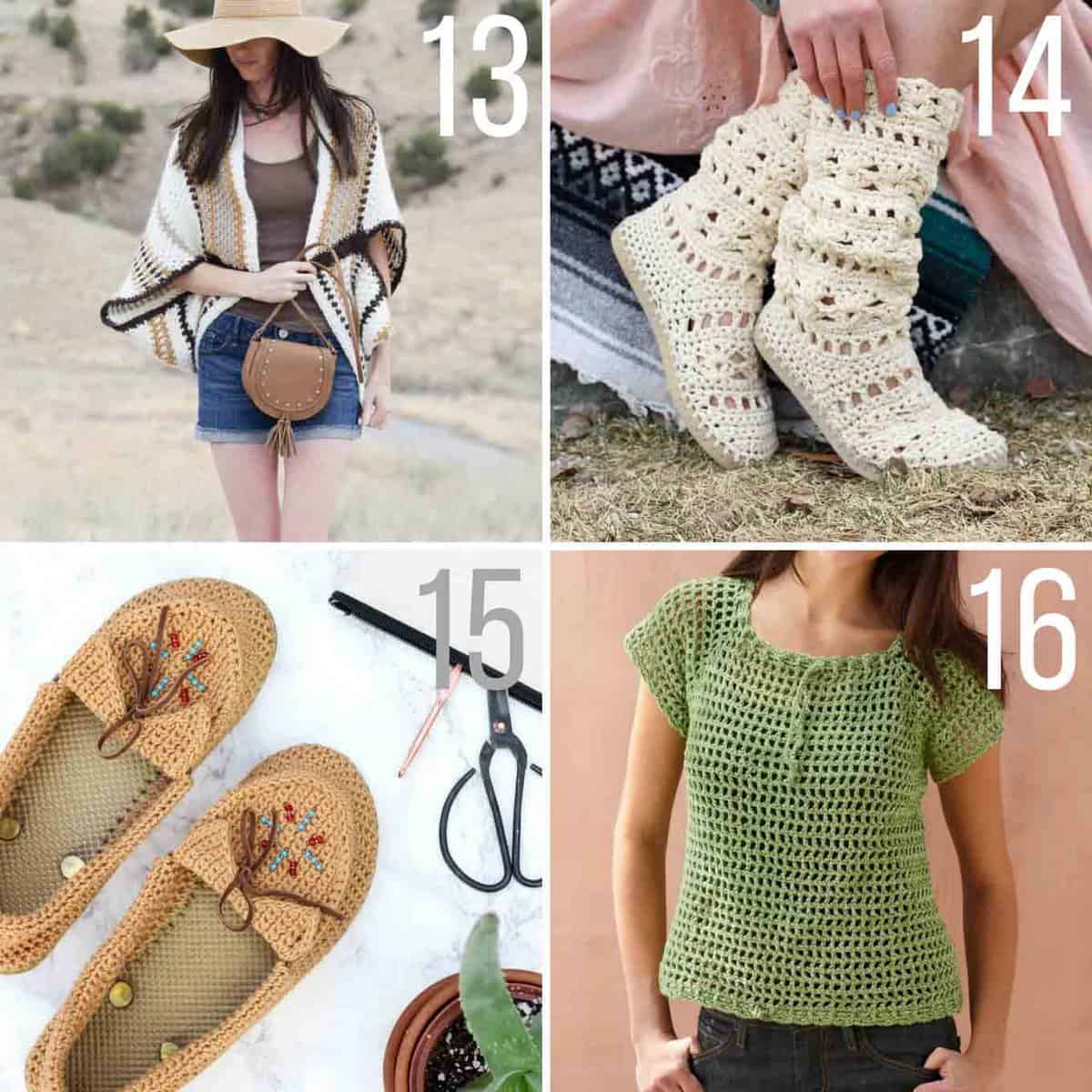 No crochet hibernation! This collection of popular spring and summer crochet patterns using Lion Brand yarn will give you plenty of ways to stay busy during the warmer months--and best of all, they're all free! Crochet shrugs, crochet tops and crochet shoes patterns are all included!