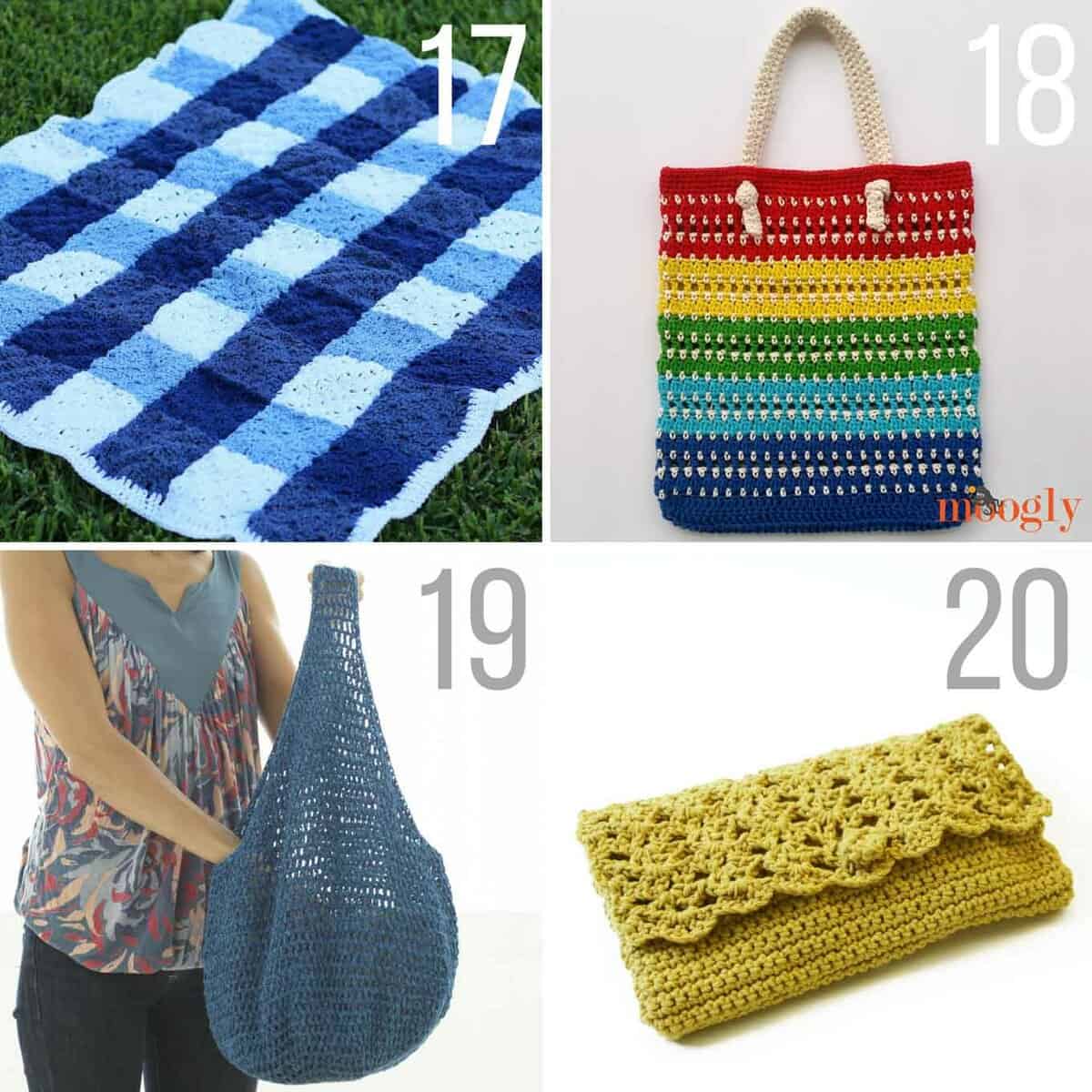 No crochet hibernation! This collection of popular spring and summer crochet patterns using Lion Brand yarn will give you plenty of ways to stay busy during the warmer months--and best of all, they're all free! So many cute crochet purse patterns!
