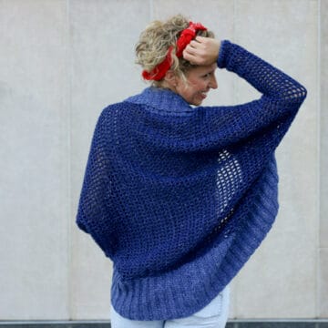 Super simple crochet sweater pattern. Makes a great summer crochet project!