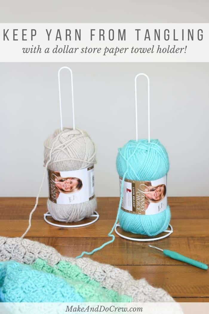 How To Keep Yarn Wrangled When Crocheting with Multiple Colors » Make & Do  Crew