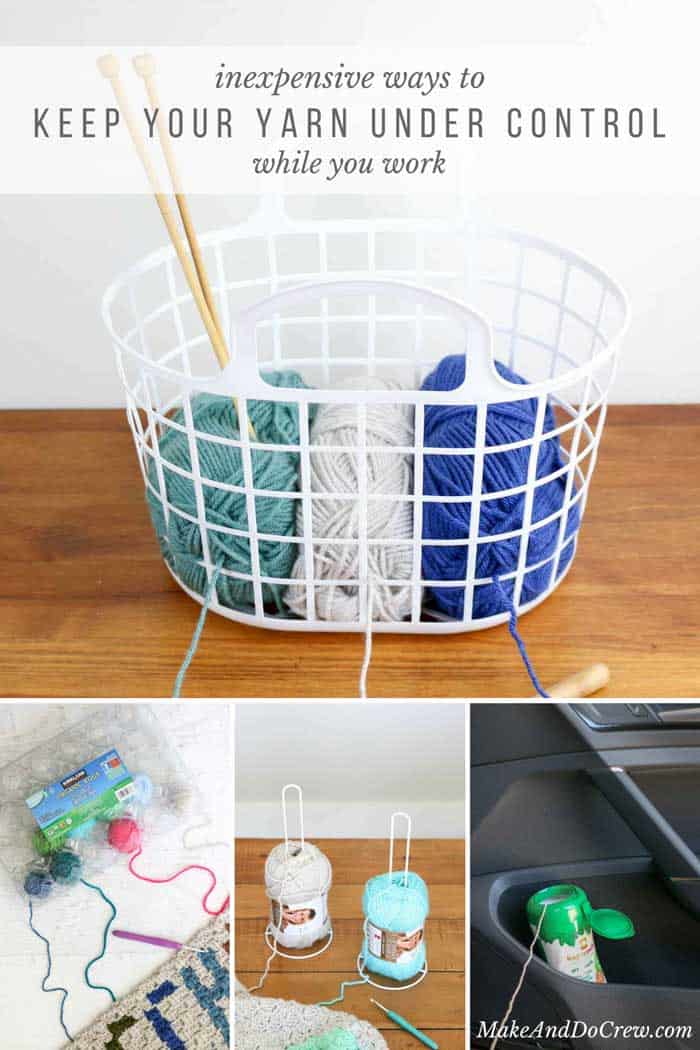 crochet yarn organizer