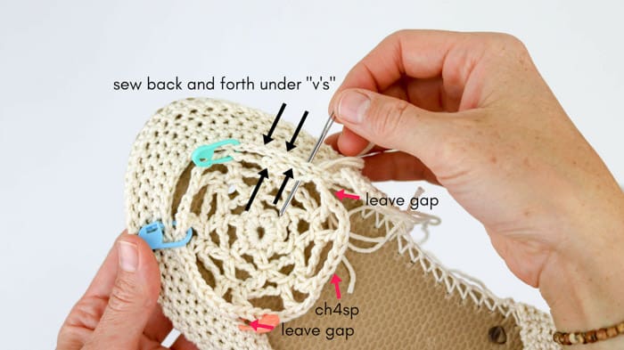 How to crochet sandals with rubber bottoms (using flip flops!)