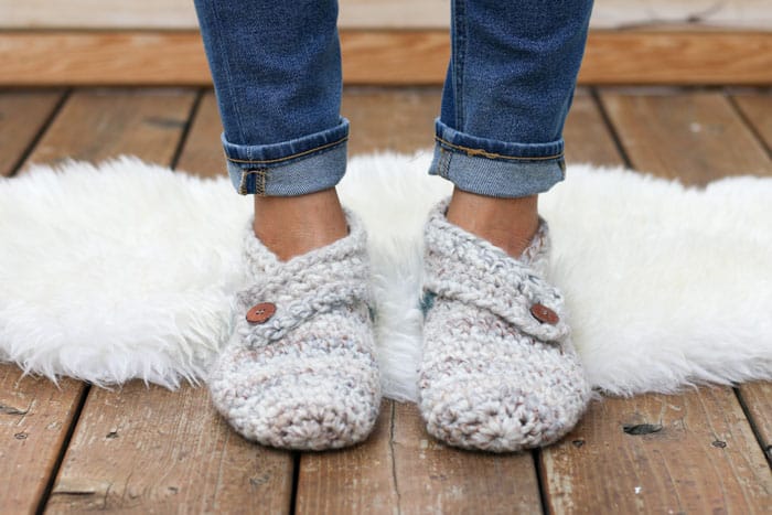 crochet bedroom slippers