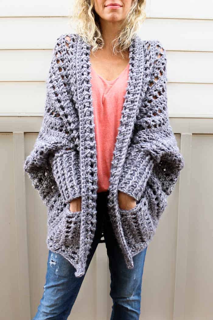 Easy, Chunky Crochet Sweater - Free Pattern from Make & Do Crew