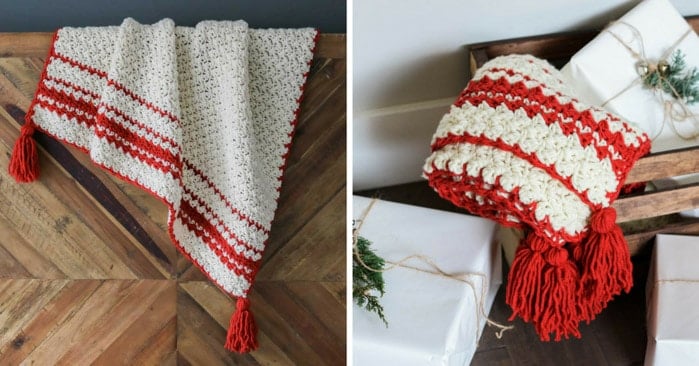 Hygge Holiday Beginner Crochet Blanket