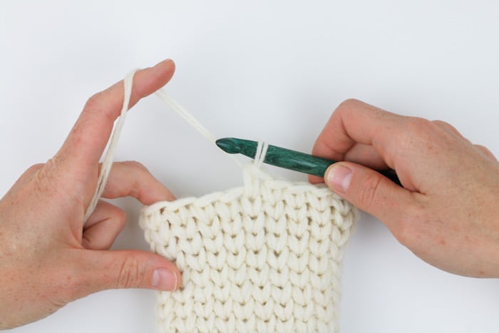 Crochet waistcoat stitch.