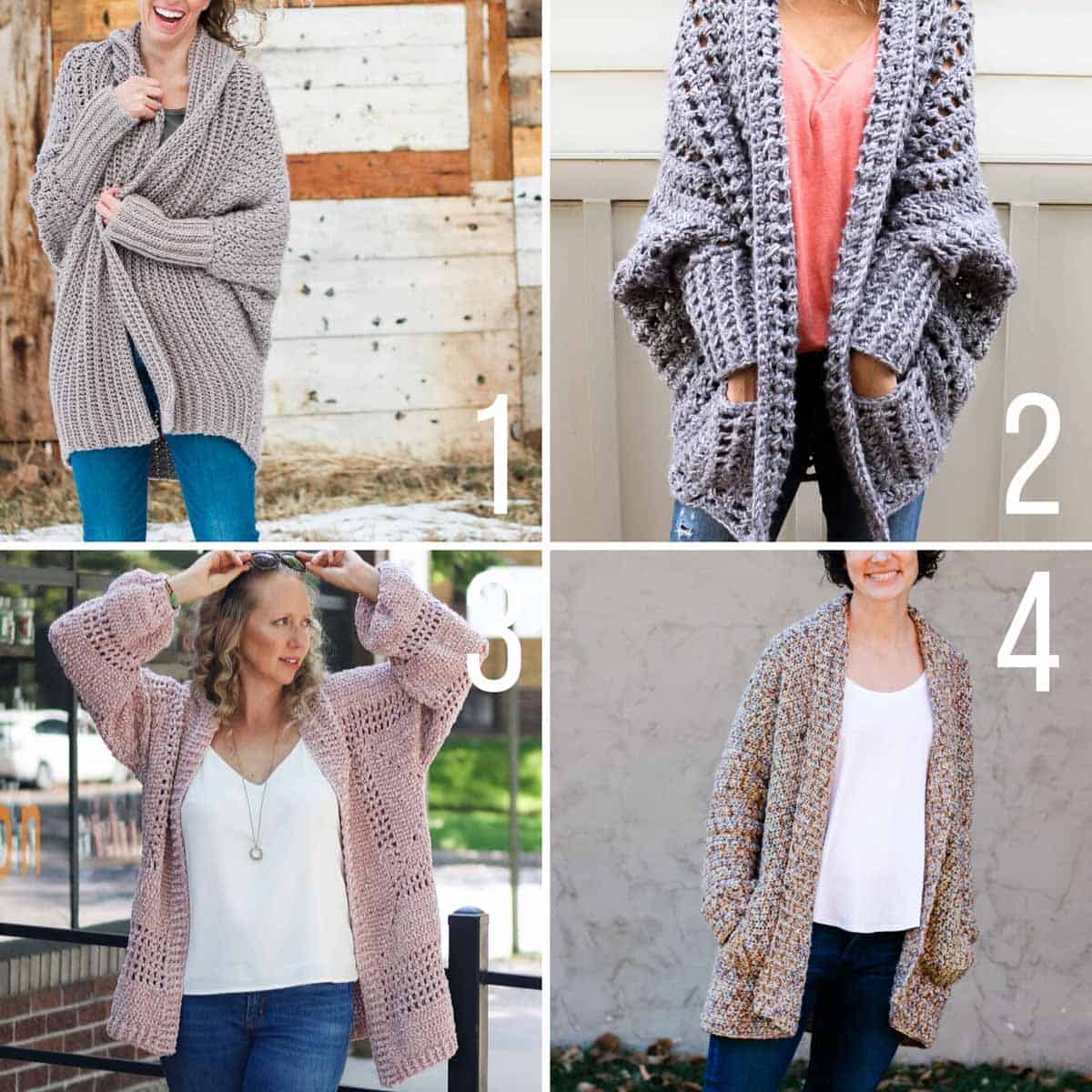 free crochet ladies cardigan patterns