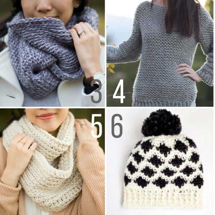 This collection of free patterns will teach you how to make crochet look like knitting by using half double crochet, the waistcoat stitch and the crochet camel stitch. Compiled by Make & Do Crew.