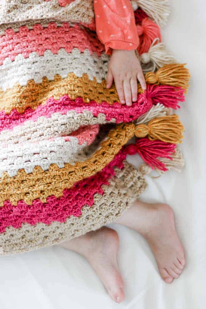 Modern Crochet Granny Stitch Blanket Free Pattern Make Do Crew