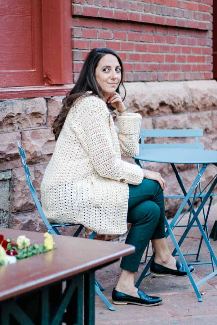 Brunch, anyone? This lightweight crochet cardigan is perfect for spring and summer. Follow the free pattern and video tutorials to learn how to make it with Lion Brand Vanna's Style yarn from LoveCrochet.com.
