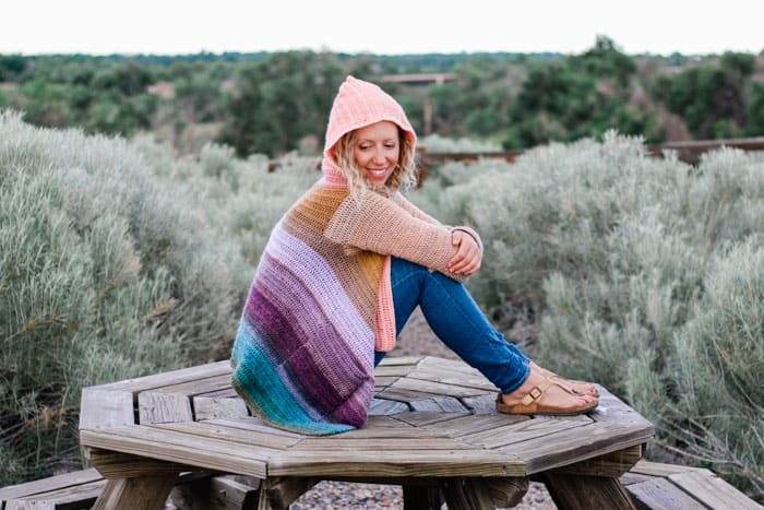 ABSOLUTELY FABULOUS RAINBOW CROCHET CARDIGAN – SHOP FLUFFY