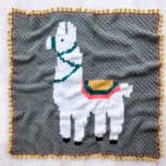 Alpaca (or Llama!) Corner-to-Corner Crochet Blanket – Free Pattern