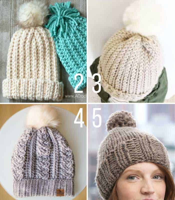 Similar to the hats, Chloe and other snowboarders have been wearing at the Olympics, this chunky hat patterns are ribbed, fast and free!