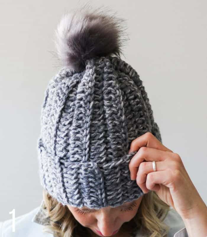 chunky bobble hat pattern