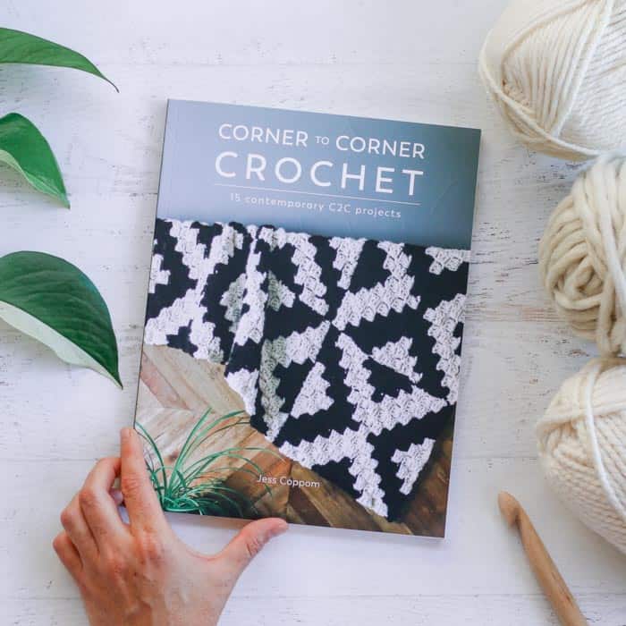 Corner to Corner Crochet: 15 Contemporary C2C projects book by Jess Coppom of Make & Do Crew