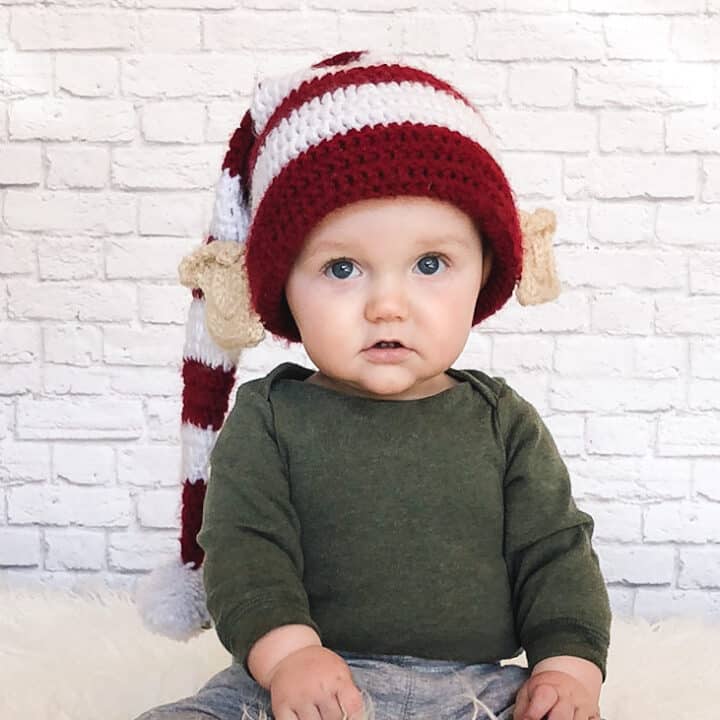 Free Crochet Elf Hat Pattern (with cutest ears!) 🧶 Make & Do Crew