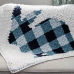 Corner to Corner Crochet Bunny Blanket – Free Pattern
