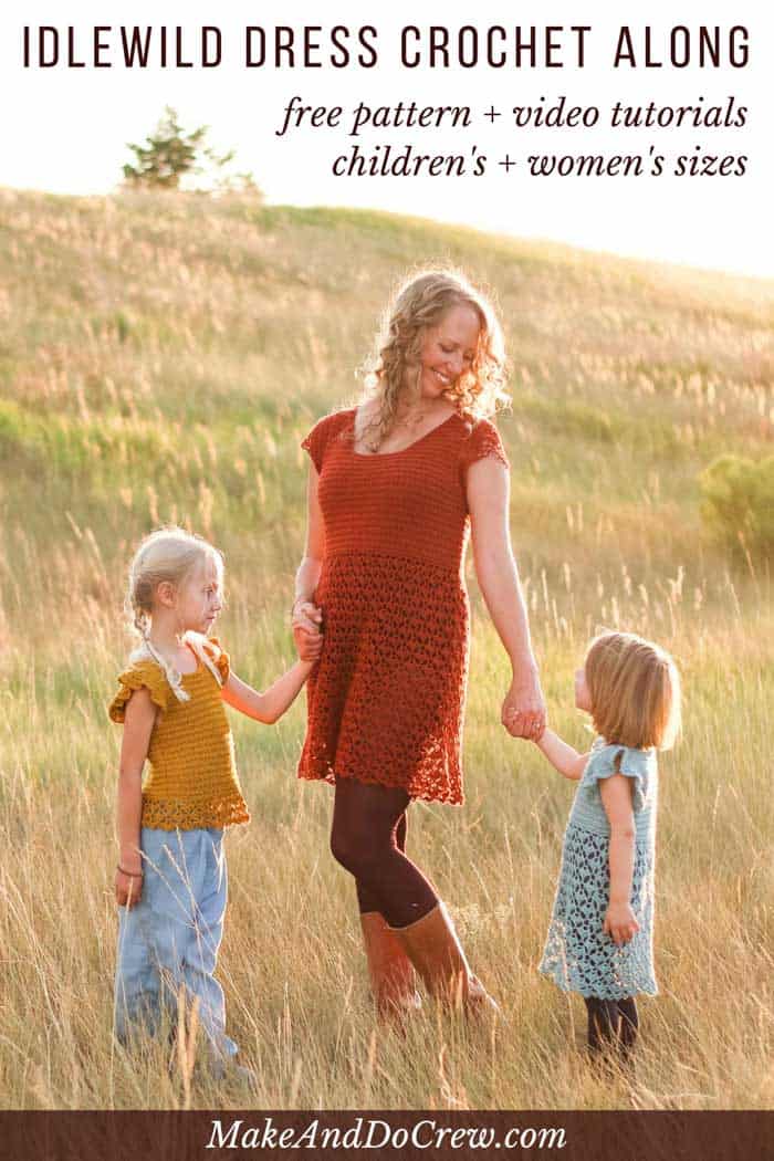 Boho Women's Crochet Dress - Free Pattern