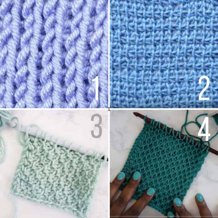 20+ Unique Tunisian Crochet Stitches - with step-by-step video tutorials!