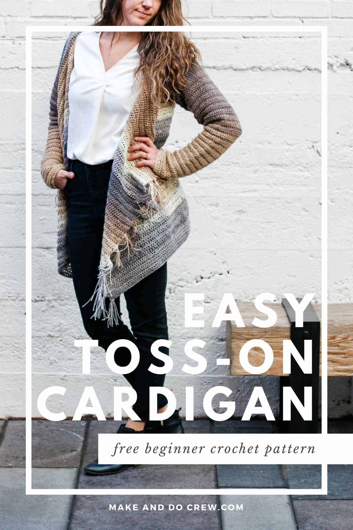 Crochet Pattern Seamless Pullover & Cardigan 2 in (Download Now