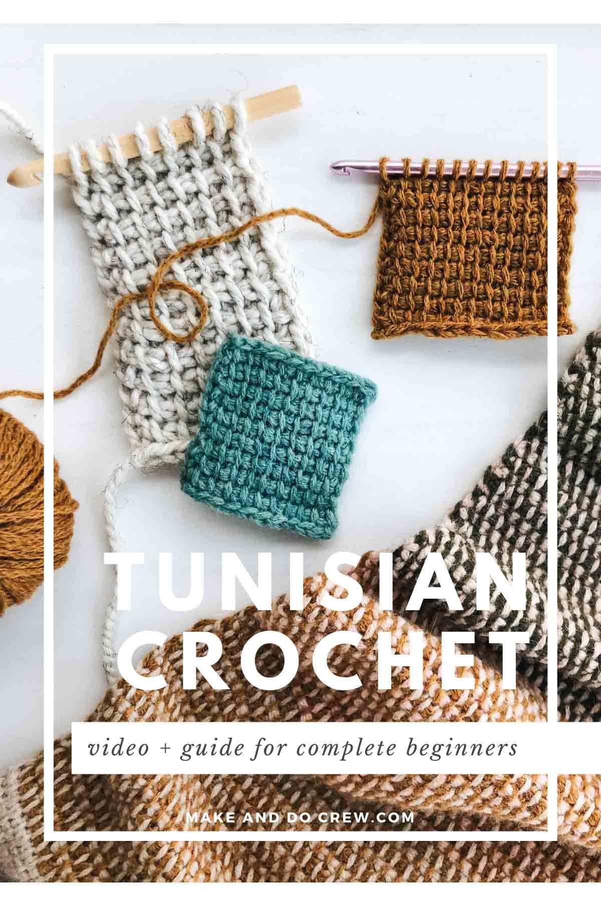 35 Tunisian Crochet Stitches With Helpful Video Tutorials