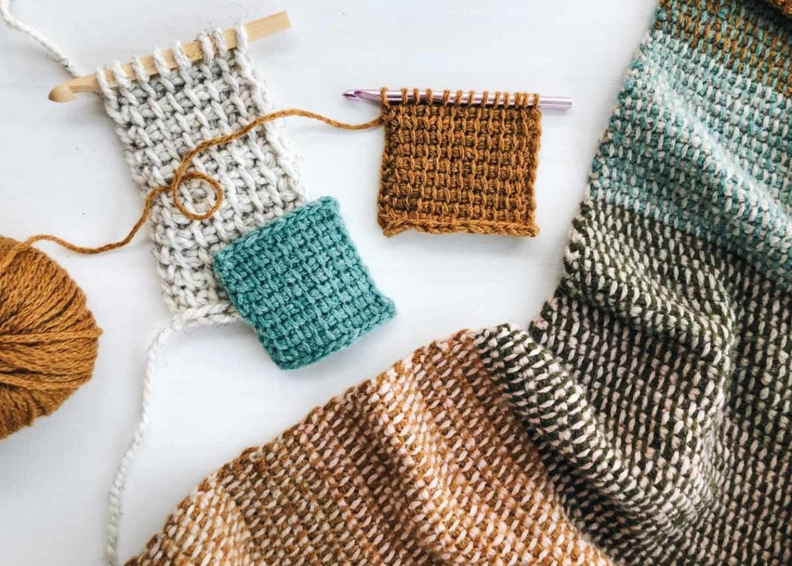 Learn about the best Tunisian crochet hooks, how to do the tunisian crochet stitch and check out some great free pattern in this comprehensive beginner's guide.